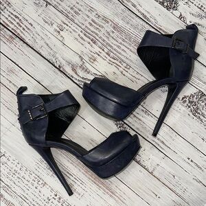 SCHUTZ Blue Stiletto‎ Heels with Platform